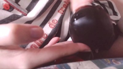 Neem hierdie groot swart haan in jou mond klein slaaf